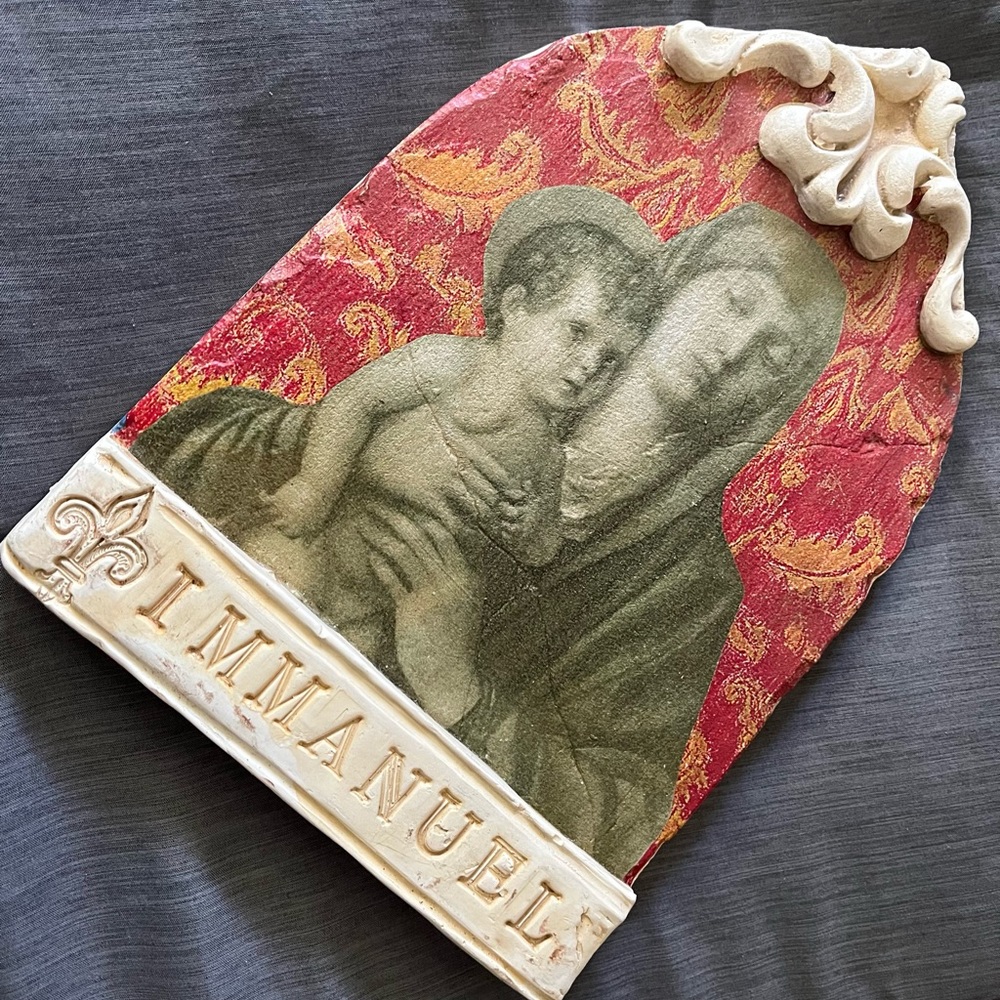 Vintage Artstones #363 Immanuel Wall Decor